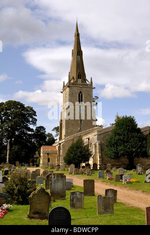 St. Peter`s Church, Sharnbrook, Bedfordshire, England, UK Stock Photo